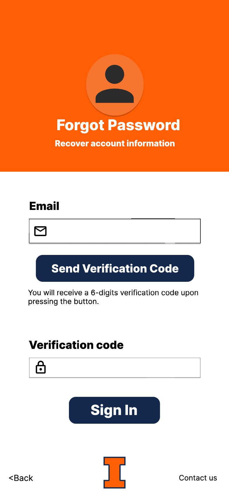 Password recovery preview